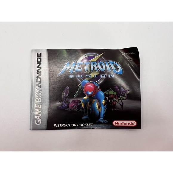 Metroid Fusion -Instruction Booklet Manual Only (Game Boy Advance GBA) Authentic - Picture 1 of 5